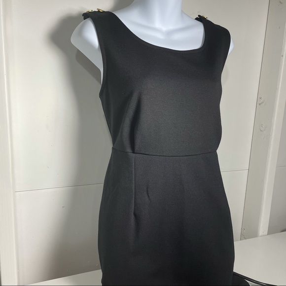 BNWT Gap Ponte Knit Sleeveless Classic Black Sheath Dress 12 - Picture 14 of 14